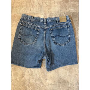 Vintage 90s Lee Denim Jean Shorts Men's Size 36 Waist 100% Cotton Made in USA